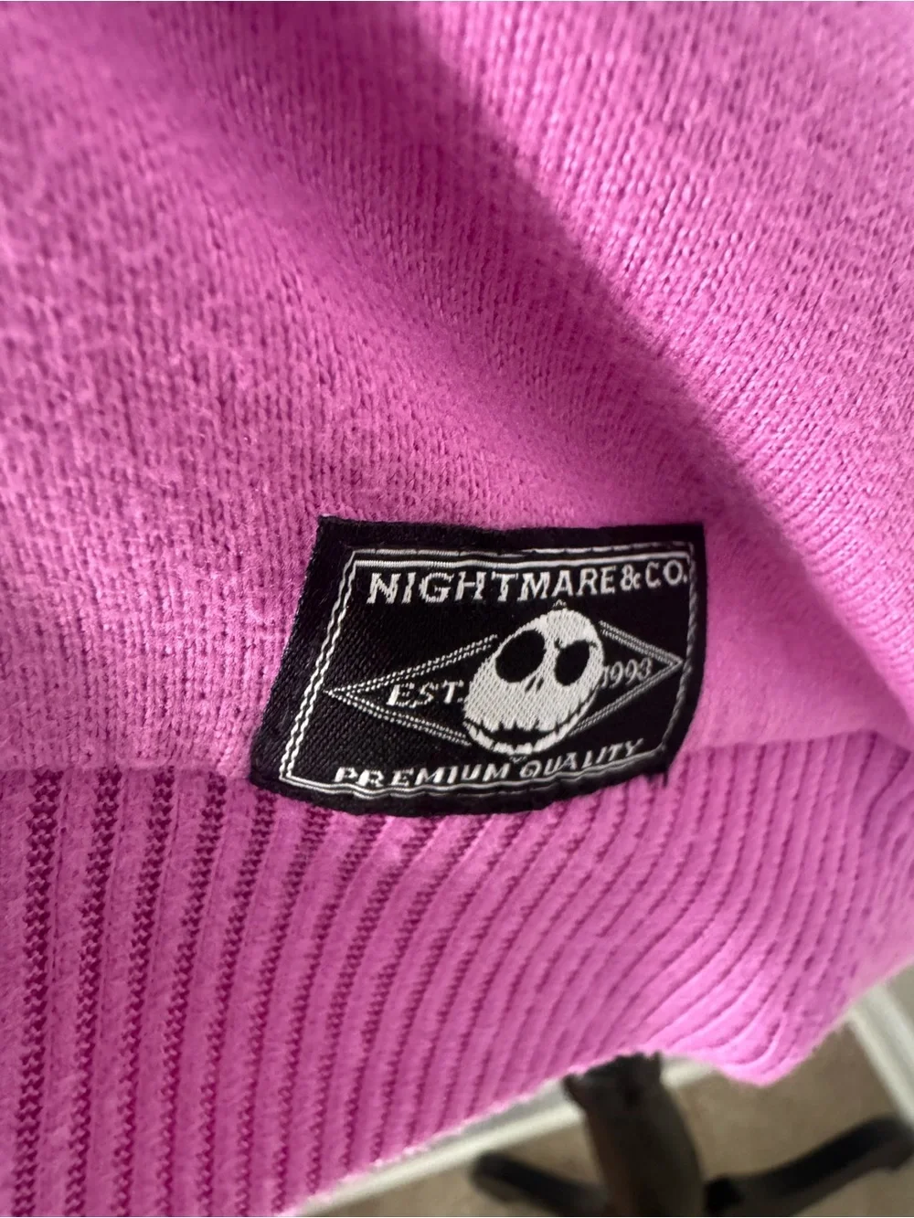 Disney Nightmare Before Christmas Sleep Shirt Pink Jack Skellington Women’s XL - Picture 3 of 9